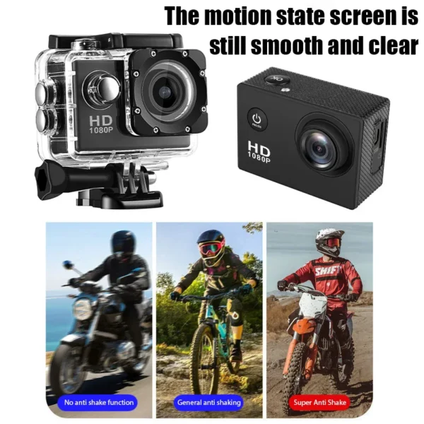 4K Ultra HD Action Camera 3MP 900mAh - تصویر 5