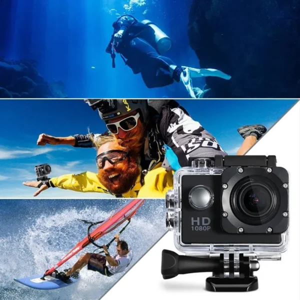 4K Ultra HD Action Camera 3MP 900mAh - تصویر 4